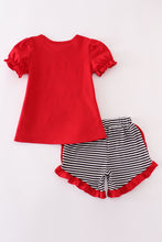 Red Geogia go dawgs embroidery set - ARIA KIDS