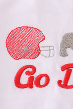 White Georgia go dawgs embroidery set - ARIA KIDS