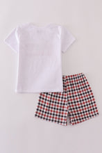 White Georgia go dawgs embroidery set - ARIA KIDS