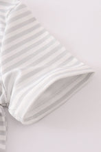 Maroon Mississippi applique stripe set - ARIA KIDS