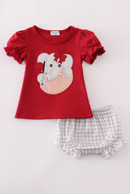 Alabama elephant football applique bloomer set - ARIA KIDS