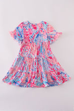 Pink Paradise Reef print mom&me dress - ARIA KIDS