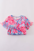 Pink Paradise Reef print mom&me dress - ARIA KIDS