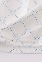 Blue bow classic lattice charm set - ARIA KIDS