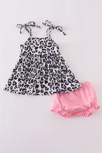 Pink leopard bloomer set - ARIA KIDS