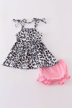 Pink leopard bloomer set - ARIA KIDS