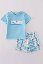 Blue marine creature embroidery set - ARIA KIDS