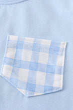 Blue gingham shorts set - ARIA KIDS
