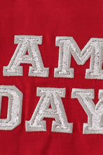 Maroon Alabama GAME DAY glitter shorts set - ARIA KIDS