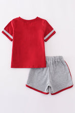 Maroon Alabama GAME DAY glitter shorts set - ARIA KIDS