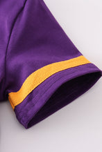 Purple gold LSU GAME DAY glitter shorts set - ARIA KIDS