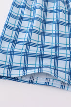 Blue sailboats embroidery smocked shorts set - ARIA KIDS