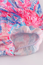 Pink coral reef ruffle bubble - ARIA KIDS