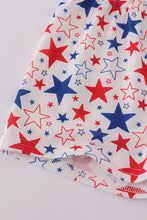 Blue puppy star embroidery shorts set - ARIA KIDS