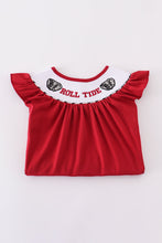 Maroon Alabama Roll Tide embroidery smocked shorts set - ARIA KIDS