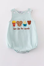 Blue popcorn cookies ice cream embroidery bubble - ARIA KIDS