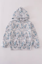 White camouflage print hoodie - ARIA KIDS