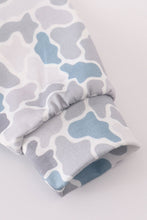 White camouflage print hoodie - ARIA KIDS