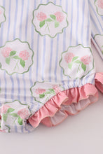 Floral stripe long sleeve swimsuit UPF50+ - ARIA KIDS