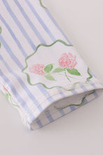Floral stripe long sleeve swimsuit UPF50+ - ARIA KIDS