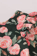 Pink floral swiss dot leotard - ARIA KIDS