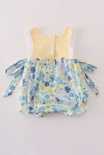 Yellow floral character applique bubble - ARIA KIDS