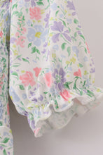 Floral print smocked mom dress - ARIA KIDS