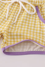 Purple gold LSU geaux tiger sequin set - ARIA KIDS