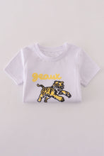 Purple gold LSU geaux tiger sequin set - ARIA KIDS