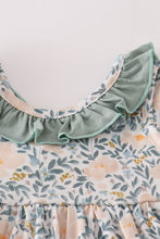 Fall floral print ruffle bloomer set - ARIA KIDS