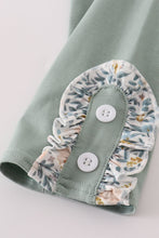 Fall floral print ruffle pants set - ARIA KIDS