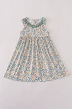 Fall floral print ruffle mom&me dress - ARIA KIDS
