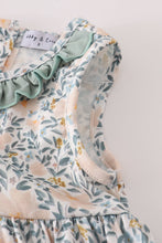 Fall floral print ruffle mom&me dress - ARIA KIDS