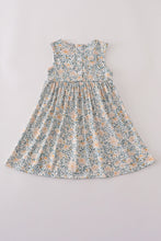 Fall floral print ruffle mom&me dress - ARIA KIDS