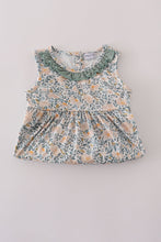 Fall floral print ruffle mom&me dress - ARIA KIDS