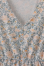 Fall floral print ruffle mom&me dress - ARIA KIDS