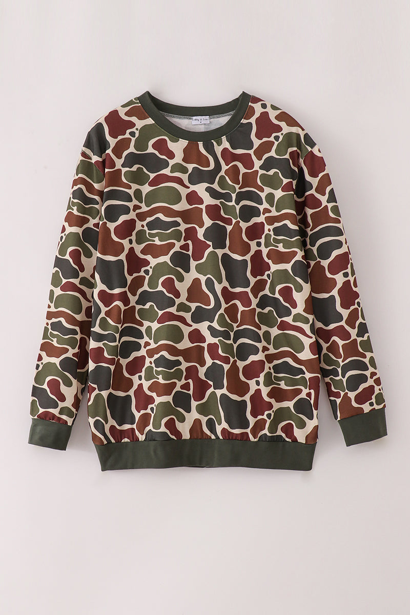Camouflage dad&me sweatshirt - ARIA KIDS