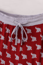 Alabama roll tide elephant print bamboo pajamas pants - ARIA KIDS