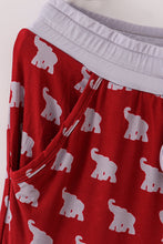 Alabama roll tide elephant print bamboo pajamas pants - ARIA KIDS
