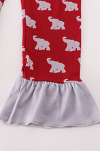 Alabama roll tide elephant print bamboo pajamas set - ARIA KIDS
