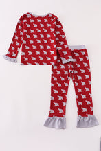 Alabama roll tide elephant print bamboo pajamas set - ARIA KIDS