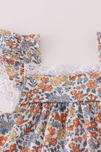Fall floral print bloomer set - ARIA KIDS