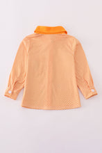 Orange Tennessee go vols applique button down shirt - ARIA KIDS