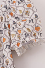 Witch pumpkin print mom dress - ARIA KIDS