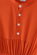 Rust tiered mom ruffle dress - ARIA KIDS