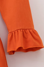 Rust tiered mom ruffle dress - ARIA KIDS