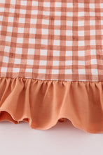Fall floral print turkey pumpkin embroidery 3pc set - ARIA KIDS