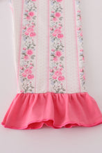 Pink floral print pants set - ARIA KIDS