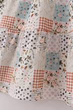 Fall floral print mom dress - ARIA KIDS