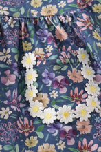 Purple floral lace bloomer set - ARIA KIDS